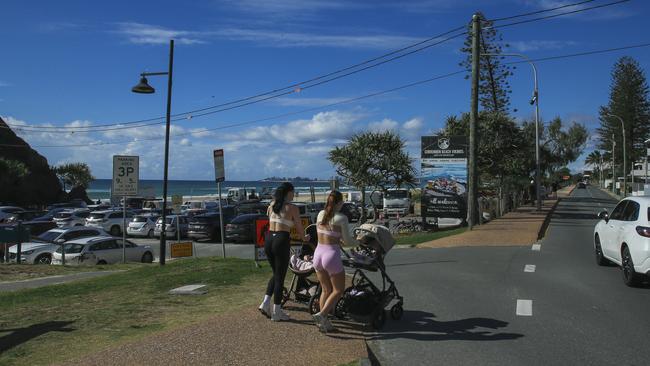 Looking south as a major southern Gold Coast project is about to break ground, closing a popular pathway for up to seven months. Picture: Glenn Campbell