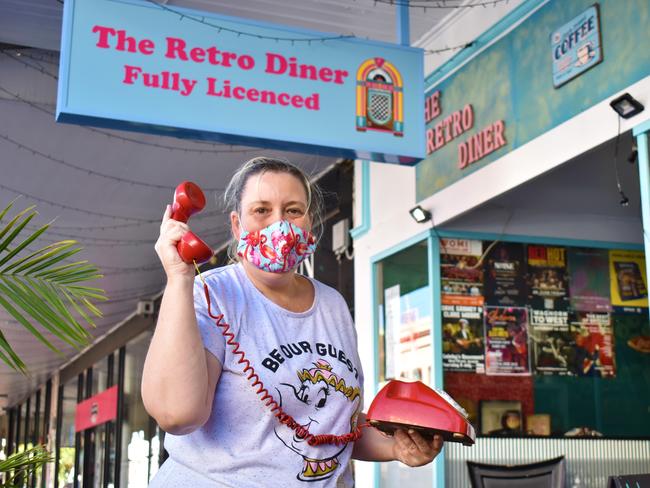 The Retro Diner, Ipswich,  has had a makeover, with a fresh coat of paint and new front counters and flooring. Pictured: Owner Angie Parsons Photo: Ebony Graveur