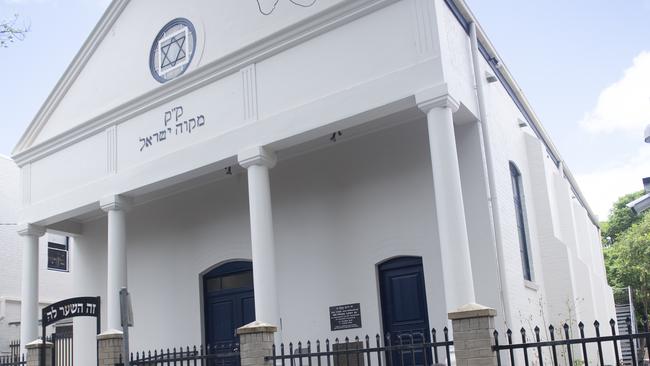 A Newtown synagogue was vandalised last month.