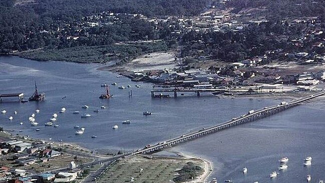 Sundale Bridge under construction in 1966. Picture: Supplied