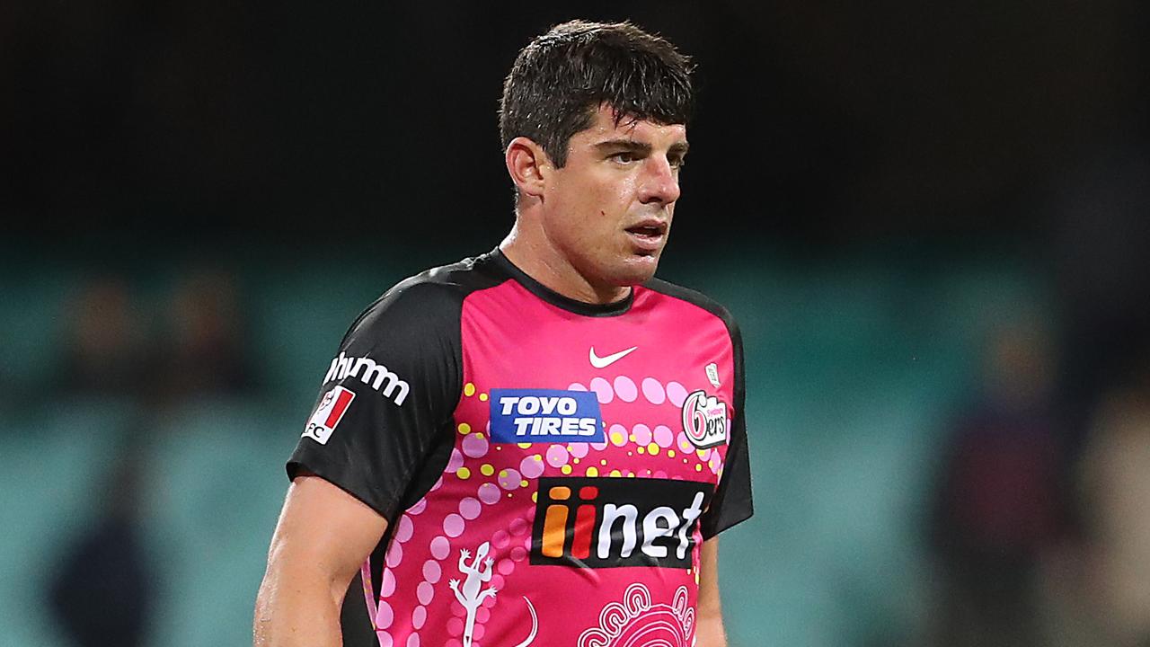 Moises Henriques of the Sixers. Photo by Mark Metcalfe - CA/Cricket Australia via Getty Images