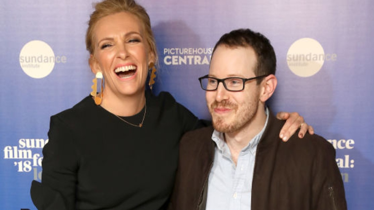 Aster with Toni Collette during the promotional tour for Hereditary Picture: Tim P. Whitby/Getty