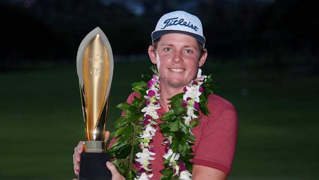 Cameron Smith won the 2020 Sony Open in Hawaii as bushfires raged in his native Australia. Picture: Harry How/Getty Images/AFP