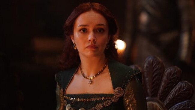 Olivia Cooke as Alicent Hightower. Picture: HBO