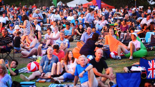 Australia Day at Bella Vista Farm. (AAP Image / Angelo Velardo)