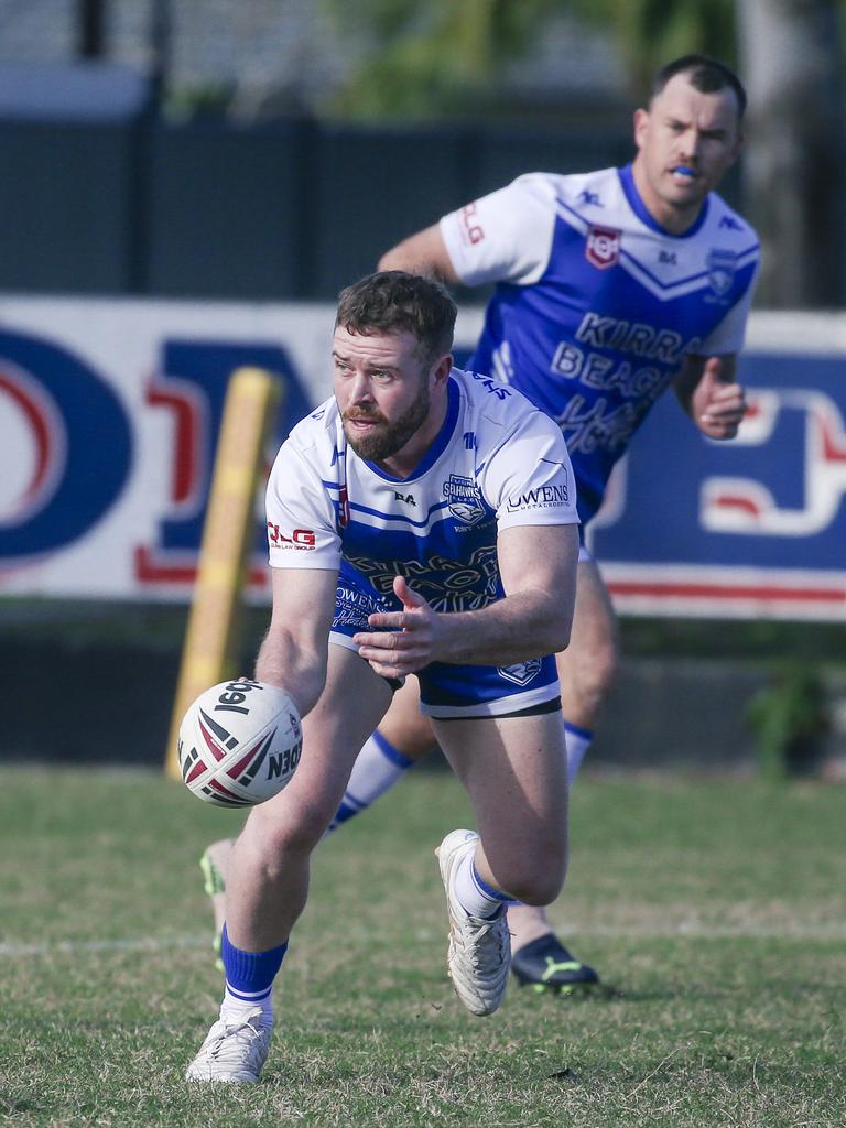 TugunÃ&#149;s Kobi Annand in the A-grade fixture between Runaway Bay and Tugun at the Kevin Bycroft fields. Picture: Glenn Campbell