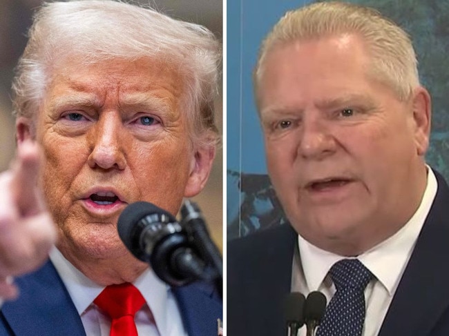 Doug Ford threatens US. Picture: Global News