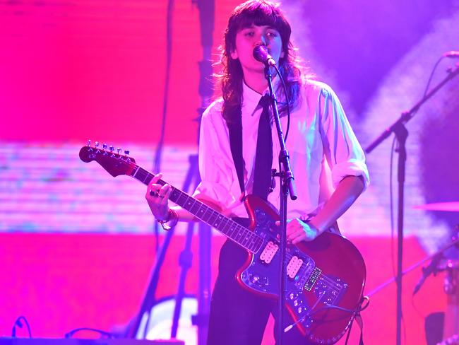 Courtney Barnett performing at the ARIA Awards in Sydney last month. Picture: AAP