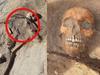 Disturbing find in woman’s grave