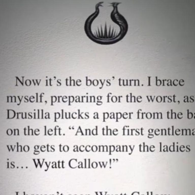 Wyatt Callow was definitely not what I was expecting! Picture: Instagram