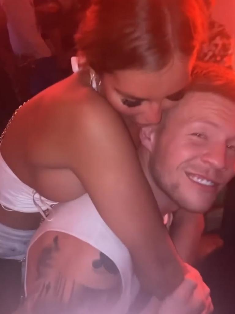 Jordan De Goey was partying away in Bali over the bye round. Picture: Instagram