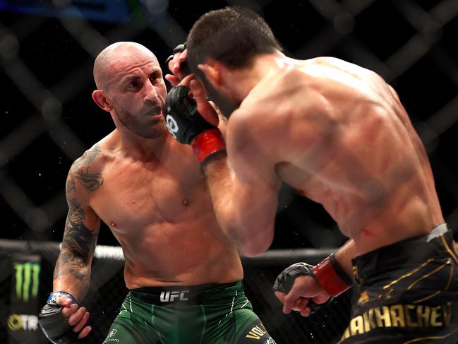 Volkanovski’s last fight was at lightweight against Islam Makhachev. Picture: Paul Kane/Getty Images