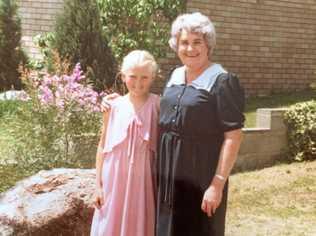 FAITHFUL: Samantha Wantling at her Grade 7 confirmation with sponsor Neta Jensen. Picture: Samantha Wantling