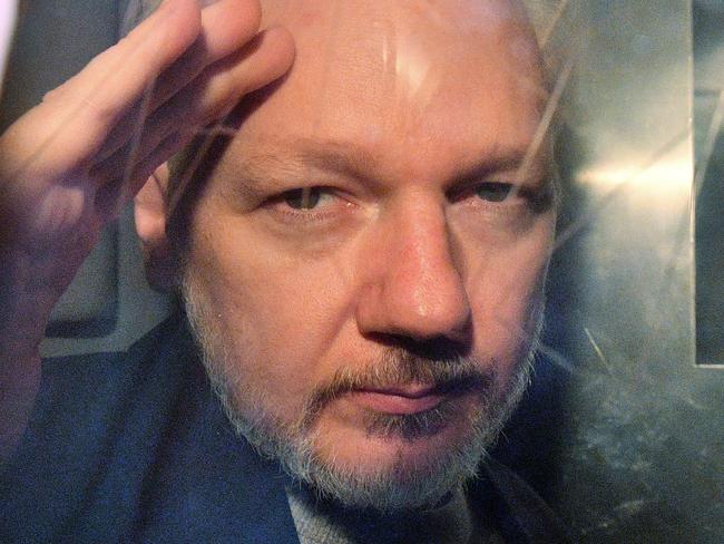 Julian Assange has been moved to the health ward in prison because he is unwell. Picture: AFP