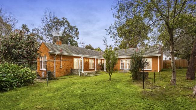 The four-bedroom house could be replaced with 24 bedrooms across five houses. Photo: realestate.com.au