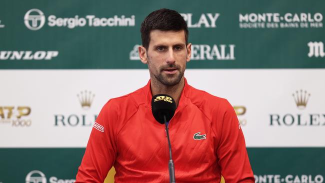 Novak Djokovic is preparing for the French Open. (Photo by Julian Finney/Getty Images)