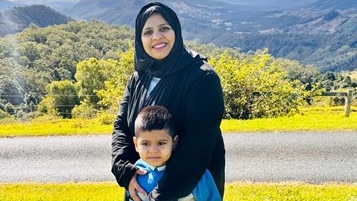 Dr Rabeea Saeed, pictured with her son, has travelled all the way from the United Arab Emirates (UAE) to serve the Macksville's community on the Mid-North Coast. Picture: Supplied