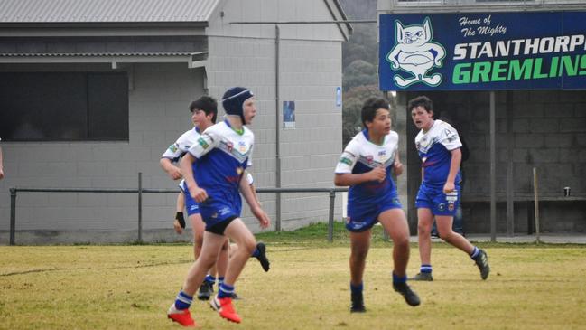 Stanthorpe Gremlins under 16s squad playing at Sullivan Oval. Photo: Contributed