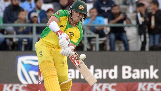 David Warner set the platform for Australia’s huge total.