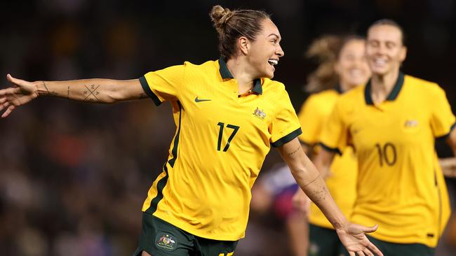 Simon has seen the tremendous growth in women’s football. Picture: Getty Images