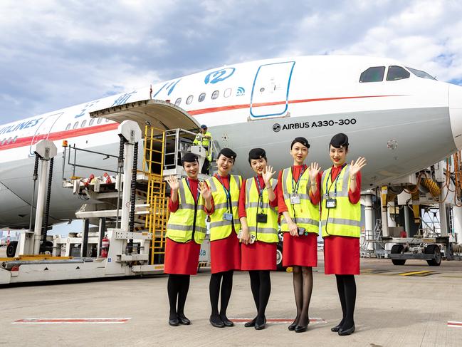 Sichuan Airlines is the eighth Chinese carrier to return to Sydney Airport since the pandemic, operating a new route from Chengdu. Picture: Kurt Ams