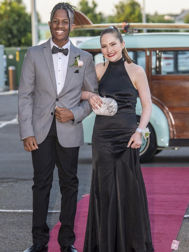 Ebissa Nuccio and Millicent Power. St Ursula's College formal. Friday. 20th Nov 2020