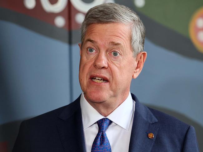 Brisbane, 19 November 2024. Queensland Health Minister Tim Nicholls during a visit to the Eight Mile Plains satellite hospital.