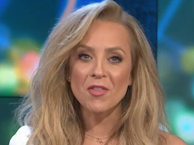 Carrie Bickmore on The Project.