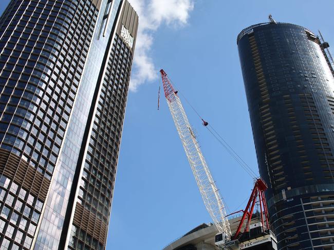 Generic picture of cranes working on construction sites in Brisbane 24th August 2024 Picture David Clark