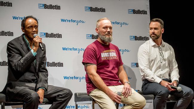 Division 8 candidates, Bob La Castra, Matthew Armstrong and Joshua Smith. Picture: Jerad Williams