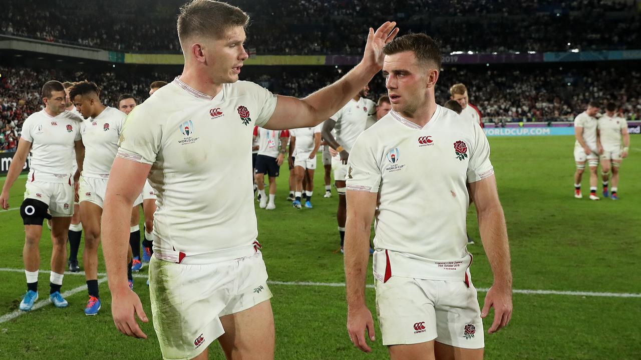 Eddie Jones has not ruled out dropping George Ford to the bench and switching Owen Farrell to flyhalf for the World Cup final.