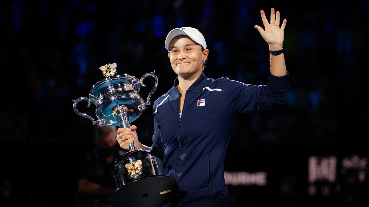 Ash Barty retired at the top of her game and sport. Picture: Getty Images