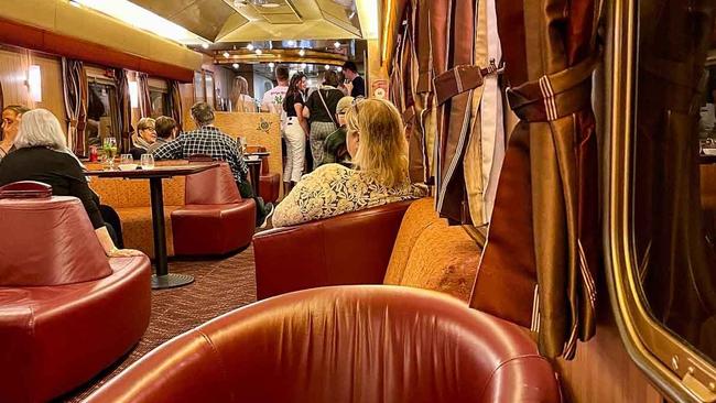 Luxury appointments inside The Ghan