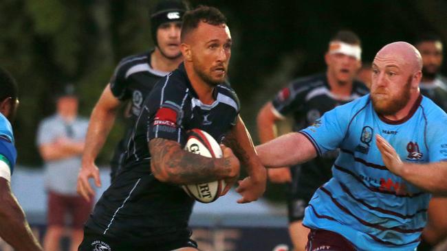 Quade Cooper in action for his club side Souths.