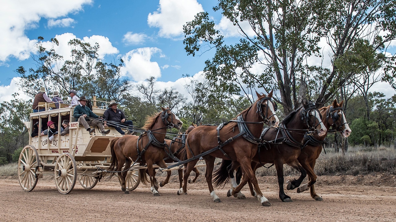 <h3>Cobb &amp; Co Centenary Festival, August 16-25</h3><p><strong>What:</strong> Ride back in time to mark the 100th anniversary of the last Cobb &amp; Co mail coach.</p><p><strong>Who goes:</strong> History and horse lovers.</p><p><strong>Highlight:</strong> The historic re-enactment of the final mail run will see carriages and riders join the Cobb &amp; Co coach as it travels into Yuleba on the Finale Family Fun Day.</p><p><strong>Stay:</strong> Book ahead to <a href="https://www.cobbandcofestival.com.au/faq/" target="_blank" rel="noopener">secure a camping spot</a> in Yuleba and Surat.</p><p><strong>Local tip:</strong> Check out the aquarium and art gallery in the Cobb &amp; Co Changing Station in Surat.</p><p><a href="https://www.cobbandcofestival.com.au/" target="_blank" rel="noopener">cobbandcofestival.com.au</a></p>