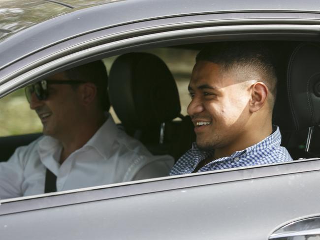 NRL player Manase Fainu has denied having a quarrel with anyone at the church dance.