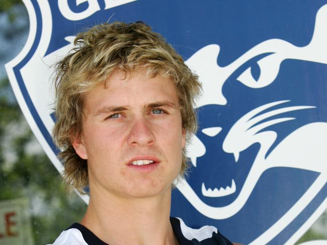 A young Duncan not long after being drafted to the Cats.