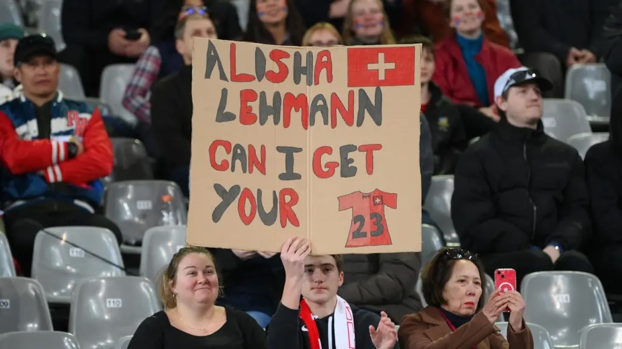 A fan requests Lehmann's jersey