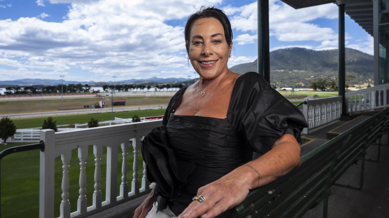 Wendy Kennedy, the first Tasmanian female President of the Carbine Club at Elwick Racecourse. Picture: Caroline Tan