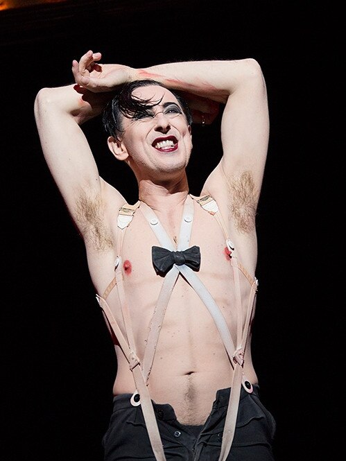 Alan Cumming as Emcee in Cabaret on Broadway