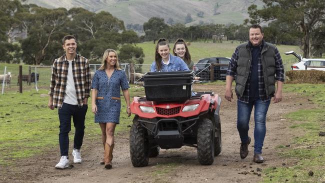 Harry, Samantha, Matilda, Charli-Rose and Cosi. Photo supplied.