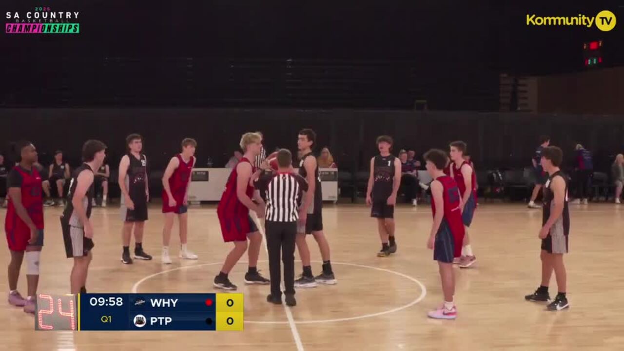 Replay: Whyalla v PT Pirie - U18 Boys Div 2 QF - SA Junior Country Basketball Championships Day 2