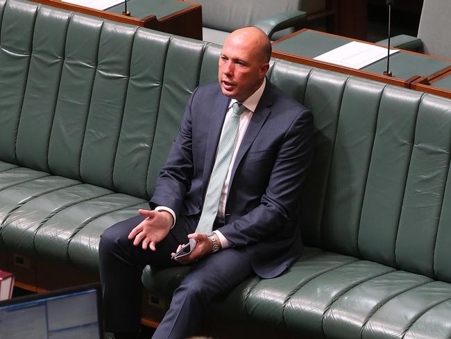 Peter Dutton has shown time and time again he’s on his own when it comes to controversial issues. Picture: Kym Smith