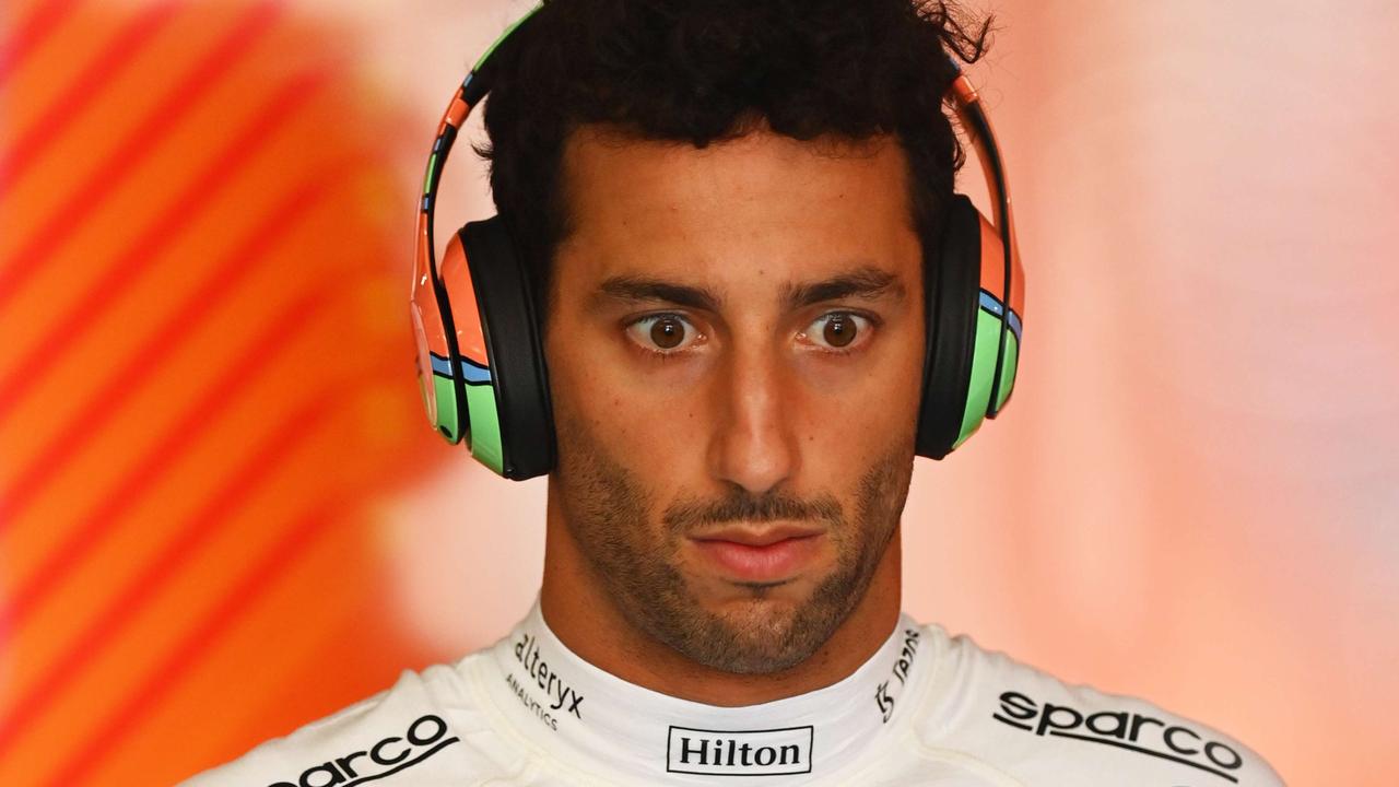 Daniel Ricciardo wasn’t satisfied with his decent result. Dan Mullan/Getty Images/AFP