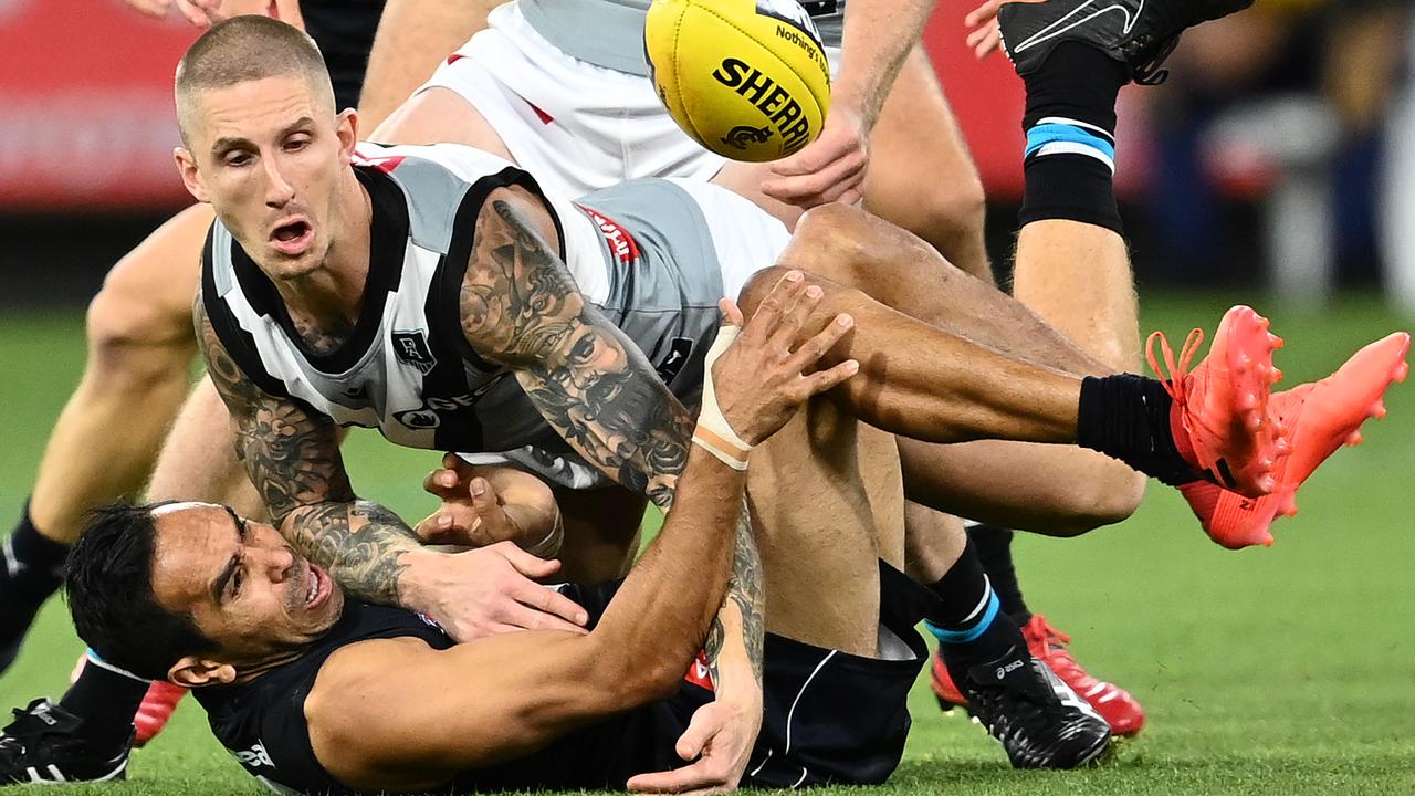 Hamish Hartlett is keen to continue his AFL career. (Photo by Quinn Rooney/Getty Images)