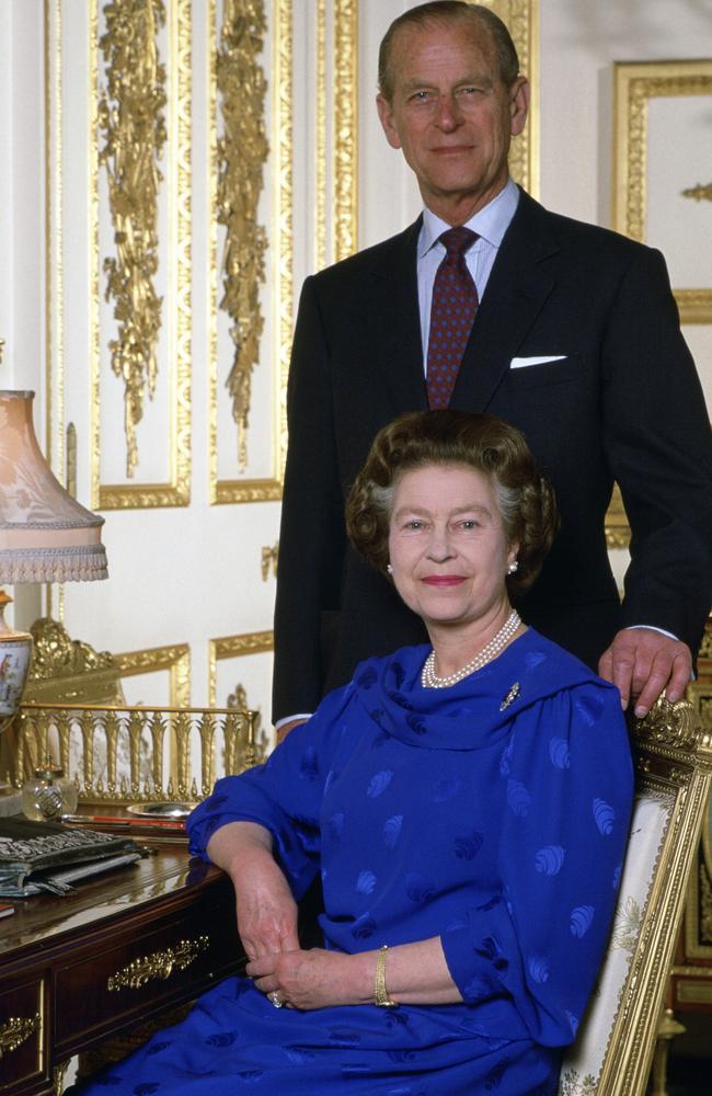 Queen Elizabeth II with Prince Philip at Windsor Castle. Picture: Tim Graham