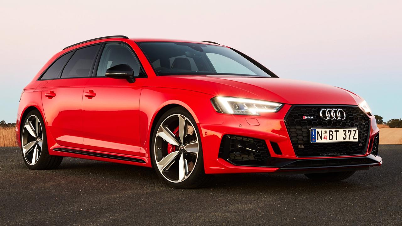 Audi says the new RS4 is the supercar you can live with every day. Picture: Supplied.