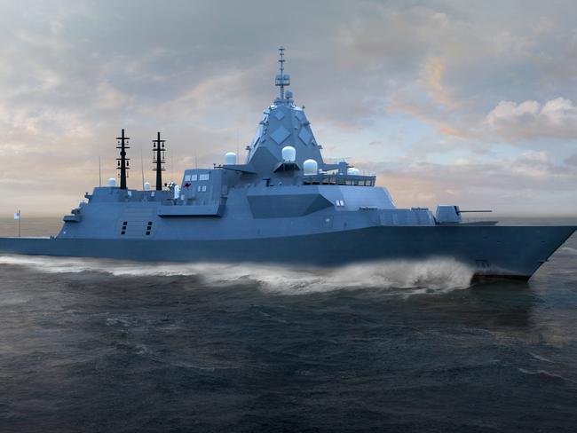 Hunter Class Frigates. Picture: BAE