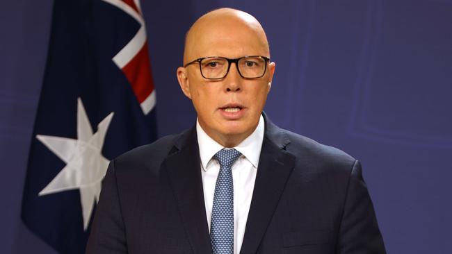 Opposition leader Peter Dutton is finalising the Coalition’s nuclear energy policy. Picture: NewsWire