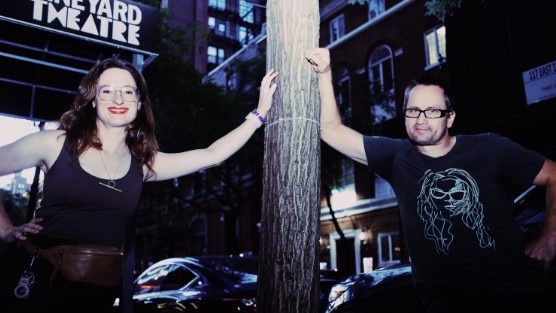 Wheatus’ frontman Brendan Brown (right) and vocalist Gabrielle Sterbenz (left) will perform at Vinnies Dive Bar during a 14-date run of acoustic shows across Australia next year.